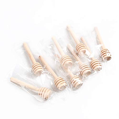 24 Pack Mini Wooden Honey Dipper Sticks