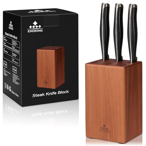 5.5" Steak Knife Block without Knives (6 Count)