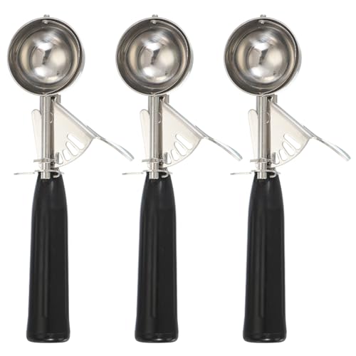 3 Pcs Cookie Scoops Ice Cream Scoop w
