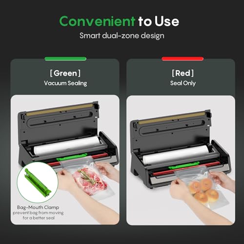 Food Vacuum Sealer with Automatic Bag Detection & Built