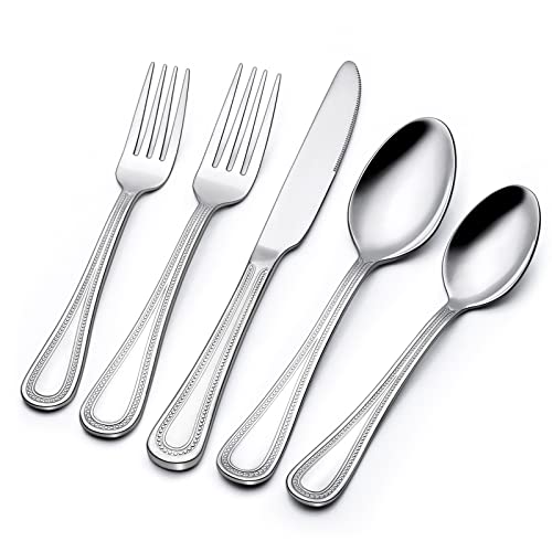 60 Piece Silverware Set for 12