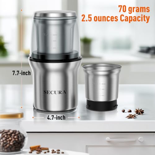 Electric Coffee and Spice Grinder