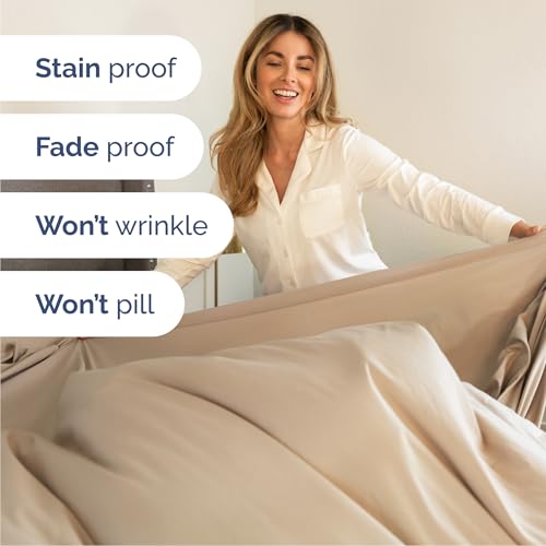 Cal King Size 4 Piece Sheet Set