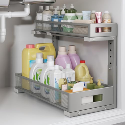 1 Pack 17IN Depth Under Sink Storage Organizer