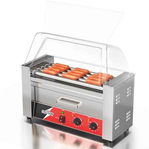 Hot Dog Roller 5 Rollers 12 Hot Dogs Capacity