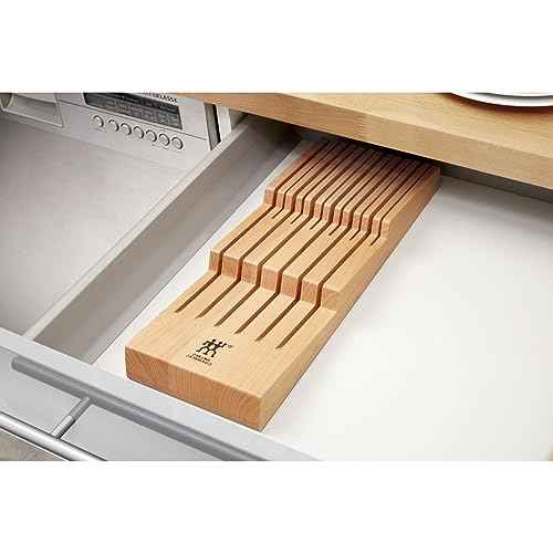 12 Slot In Drawer Knife Block