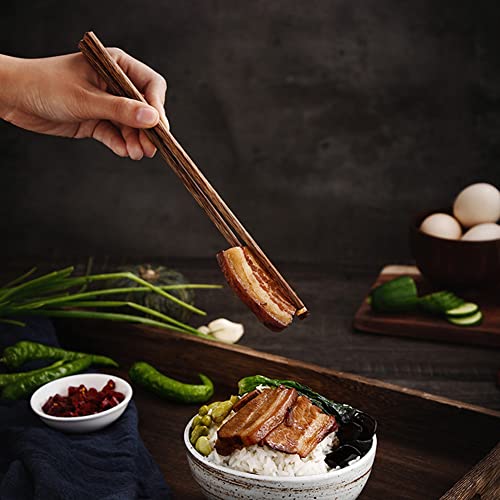 Reusable Wenge Wood Chopsticks (10 Count)