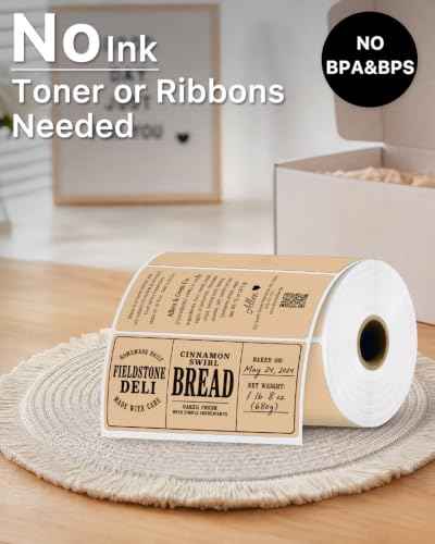 4x2 Inch Thermal Labels