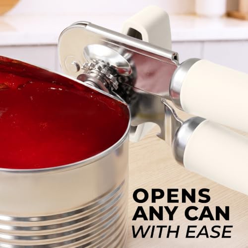 Stainless Steel Swing Open Manual Can Opener Comfortable Grip