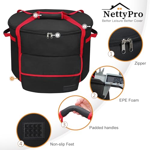 Fire Pit Carry Bag Compatible with 24 Inch Outland 883 & EAST OAK 21" Propane Firebowl