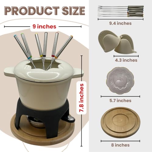 Cast Iron Fondue Set 15