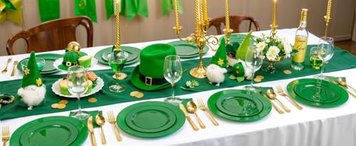 60PCS Green Plates & St. Patrick's Day Plates (60 Count)