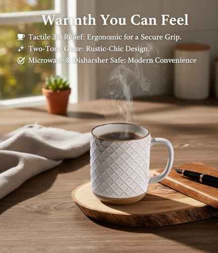 Coffee Mugs Set of 4 (4 Count)