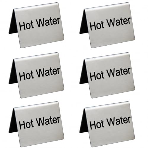 Stainless Steel Table Tent Sign (6 Count)