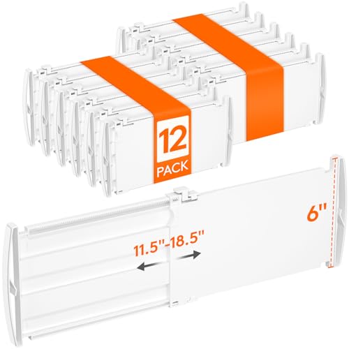 6" Tall Drawer Dividers (12 Count)
