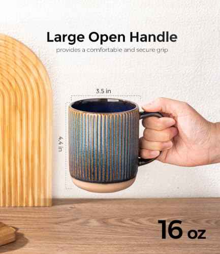 Coffee Mugs Set of 4 (4 Count)