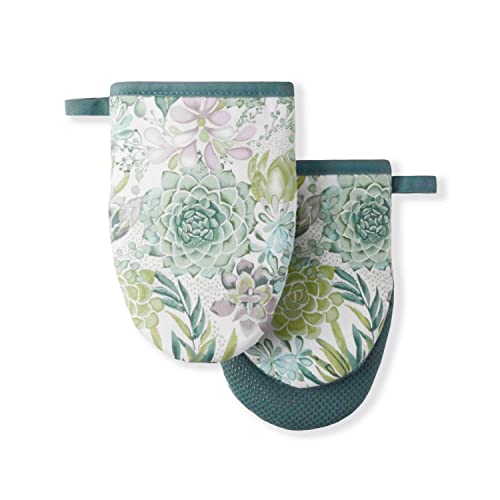 Succulents Mini Oven Mitt 2 (2 Count)