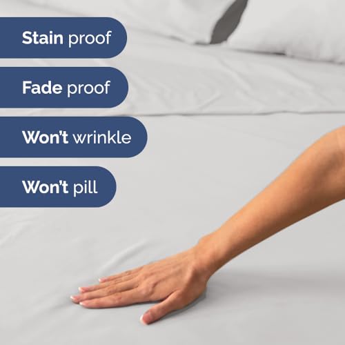 Flex Top Split Head King 4 Piece Sheet Set