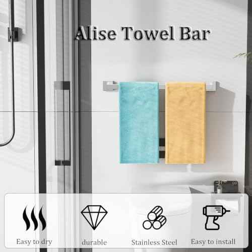 24 Inch Towel Bar for Bathroom Wall Mounted