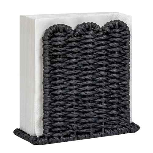 Scalloped Napkin Holder for Table Home Rustic Room Decor