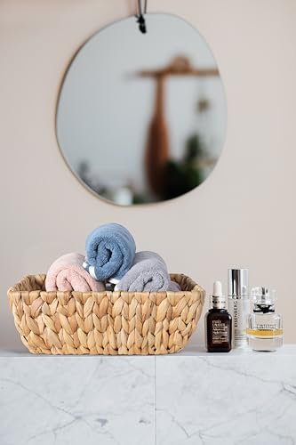 Small Wicker Baskets for Organizing 2 Pack (2 Count)