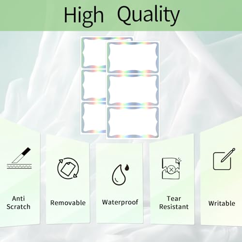 Holographic Colored Labels Stickers