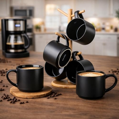 14 OZ Coffee Mugs Set of 6 (6 Count)