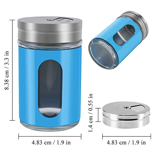 2pcs Salt and Pepper Shakers (2 Count)