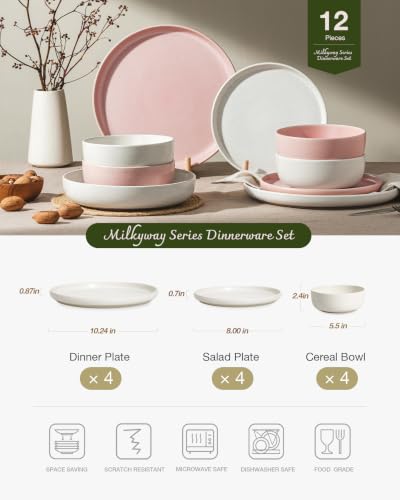 Milkyway 12 Piece Dinnerware Set