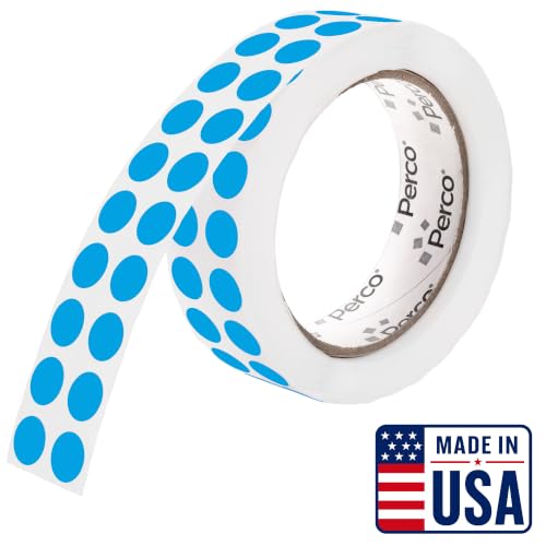 Light Blue Round Circle Dot Sticker 1