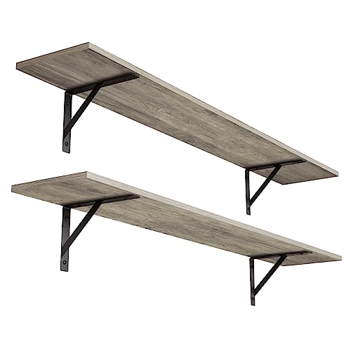 Long Wall Shelves (2 Count)