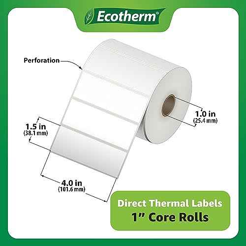 4" x 1.5" Thermal Labels (3940 Count)