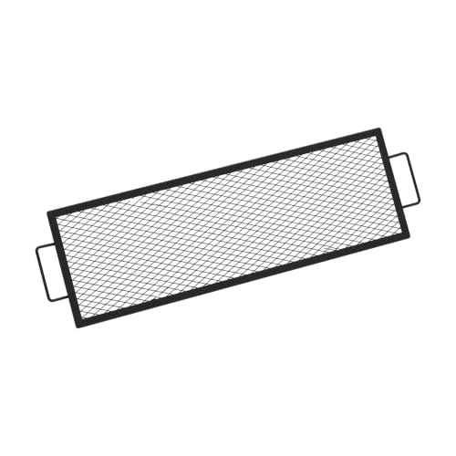 Heavy Duty Rectangular Fire Pit Grill Grate with X