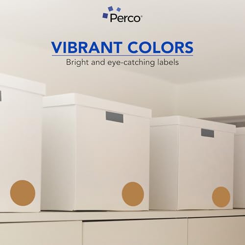 Kraft Brown Round Circle Dot Sticker 3
