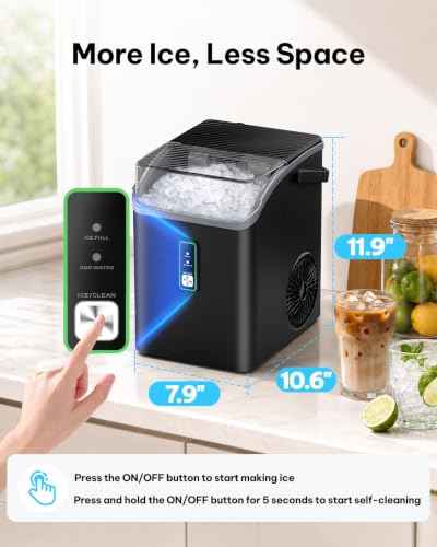 Nugget Ice Maker with Carry Handle