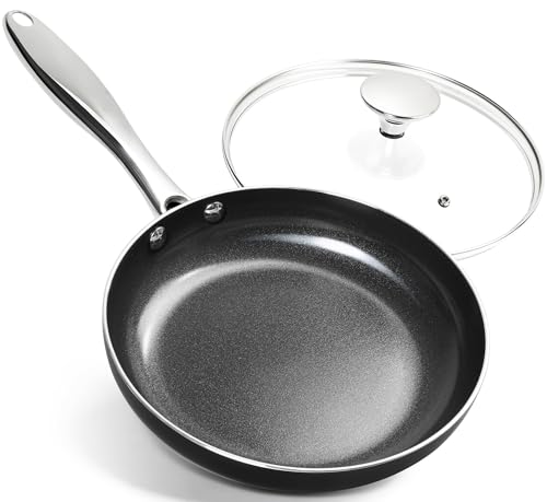 8 Inch Nonstick Frying Pan with Lid