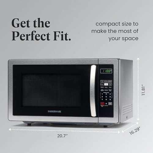 1.1 Cu. Ft. Countertop Microwave Oven