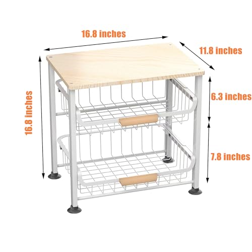 3 Layer Kitchen Fruit Storage Basket Snack Rack