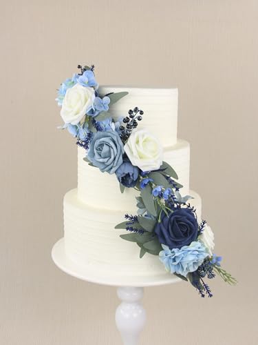 3Pcs Premade Cake Flowers (3 Count)