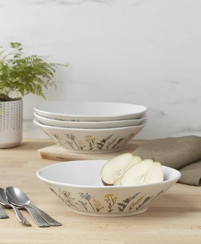898387 Wildflowers Dinner Bowls (4 Count)
