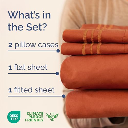 Queen Size 4 Piece Sheet Set