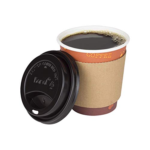 10oz - 1,000ct Coffee Cups, Paper Hot Cups, 90mm Diameter (1000 Count)