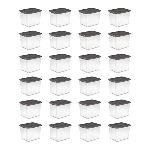 ShelfTote Clear Plastic Storage Bins (24 Count)