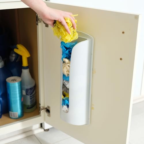 Multi Purpose Plastic Shopping Bag Holder. Store and Reuse Bags