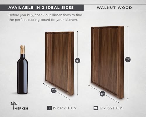 Large Walnut Wood Cutting Board