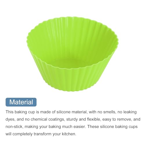 12Pcs Silicone Cupcake Liners