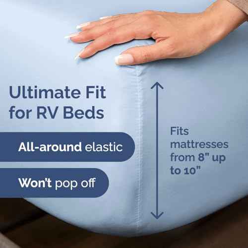 Short Queen Size 4 Piece Bed Sheet Set