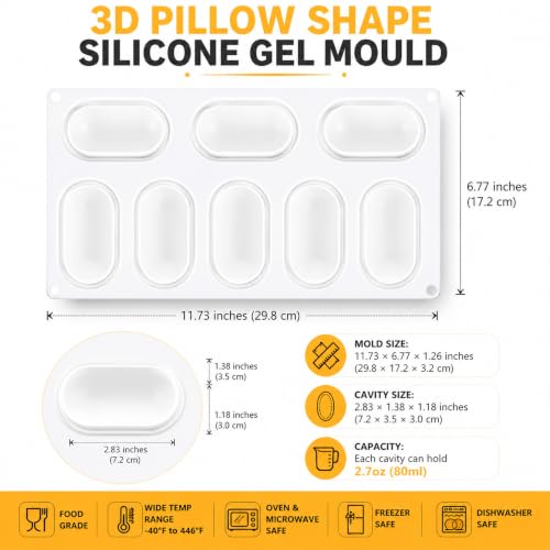 Pillow Silicone Mold for Baking Mousse Cake