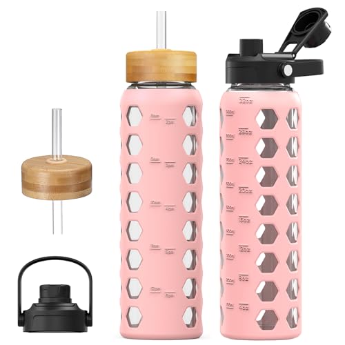 Glass Water Bottle