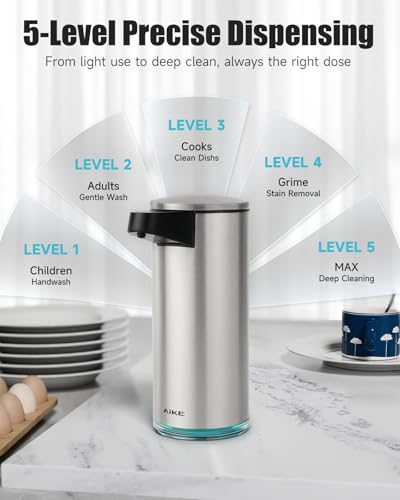 SensePro Automatic Soap Dispenser 12.8oz Spot Resist Stainless Finish